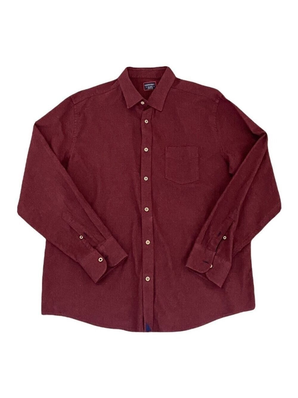 UNTUCKit Sherwood Banfi Flannel Long Sleeve Button Down Shirt